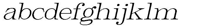 Giantrick Extra Light Sem Exp Slant FONT