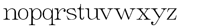 Giantrick Extra Light Font LOWERCASE