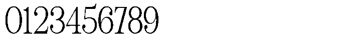 Giantrick Light Condensed Font OTHER CHARS