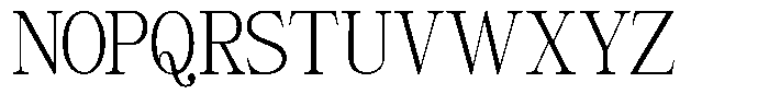 Giantrick Light Condensed Font UPPERCASE