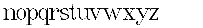 Giantrick Light Semi Condensed Font LOWERCASE