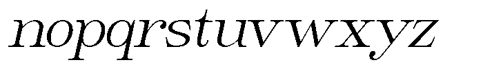 Giantrick Light Slanted Font LOWERCASE