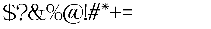 Giantrick Light Font OTHER CHARS