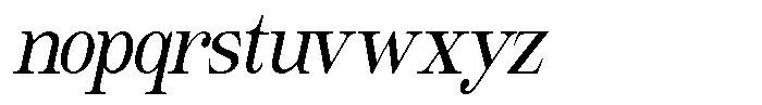 Giantrick Medium Condensed Slanted Font LOWERCASE