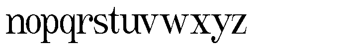 Giantrick Medium Condensed Font LOWERCASE