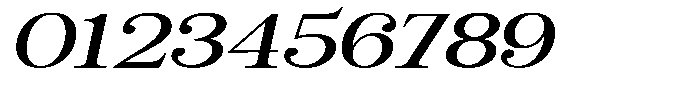 Giantrick Medium Expanded Slanted Font OTHER CHARS
