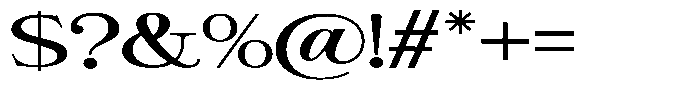 Giantrick Medium Expanded Font OTHER CHARS
