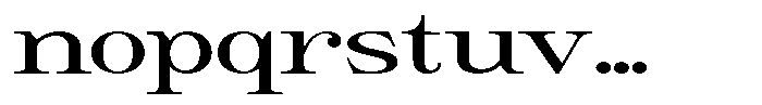 Giantrick Medium Expanded Font LOWERCASE