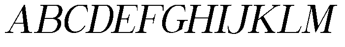 Giantrick Medium Semi Condensed Slanted Font UPPERCASE
