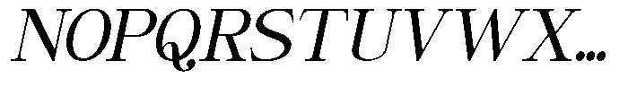 Giantrick Medium Semi Condensed Slanted Font UPPERCASE