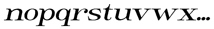 Giantrick Medium Semi Expanded Slanted Font LOWERCASE