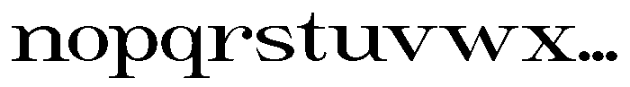 Giantrick Medium Semi Expanded Font LOWERCASE
