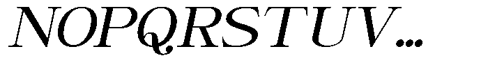 Giantrick Medium Slanted Font UPPERCASE
