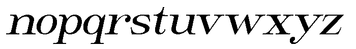 Giantrick Medium Slanted Font LOWERCASE