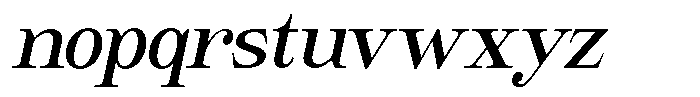 Giantrick Sem Bold Semi Condensed Slant Font LOWERCASE