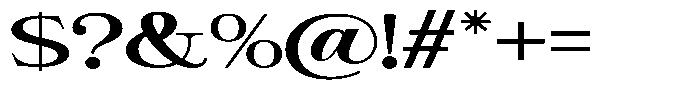 Giantrick Semi Bold Expanded Font OTHER CHARS