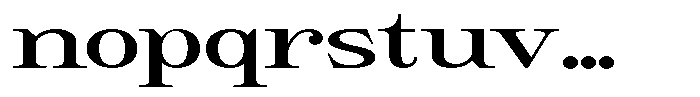 Giantrick Semi Bold Expanded Font LOWERCASE
