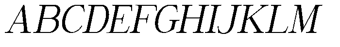Giantrick Semi Condensed Slanted Font UPPERCASE