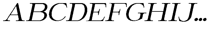 Giantrick Semi Expanded Slanted Font UPPERCASE