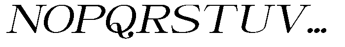 Giantrick Semi Expanded Slanted Font UPPERCASE
