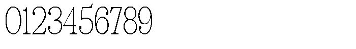 Giantrick Thin Condensed Font OTHER CHARS