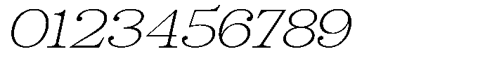 Giantrick Thin Expanded Slanted Font OTHER CHARS