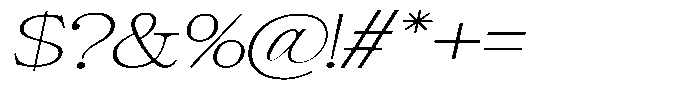 Giantrick Thin Expanded Slanted Font OTHER CHARS
