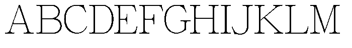 Giantrick Thin Font UPPERCASE