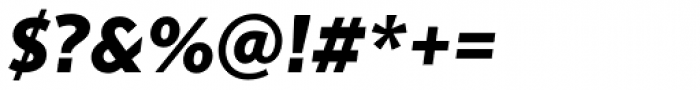 Gibbs Black Italic Font OTHER CHARS