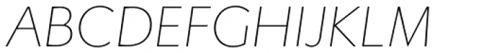 Gibbs Thin Italic Font UPPERCASE