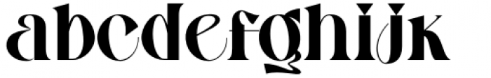 Gibeon Black SE Font LOWERCASE