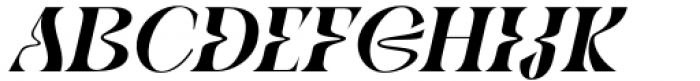 Gibeon Bold Italic Font UPPERCASE