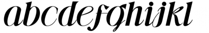 Gibeon Bold Italic Font LOWERCASE