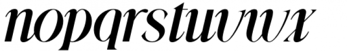 Gibeon Bold Italic Font LOWERCASE