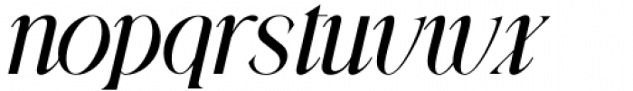Gibeon Medium Italic Font LOWERCASE