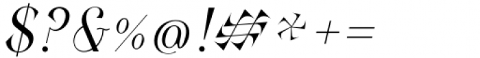 Gibeon Regular Italic Font OTHER CHARS