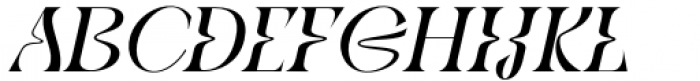 Gibeon Regular Italic Font UPPERCASE