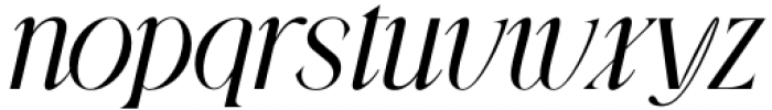 Gibeon Regular Italic Font LOWERCASE