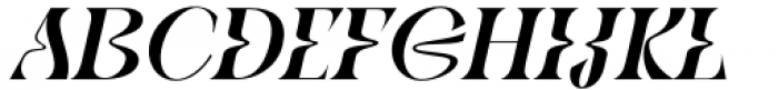 Gibeon Semi Bold Italic Font UPPERCASE