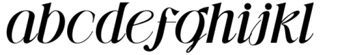 Gibeon Semi Bold Italic Font LOWERCASE