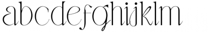 Gibeon Thin Font LOWERCASE