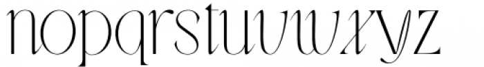 Gibeon Thin Font LOWERCASE