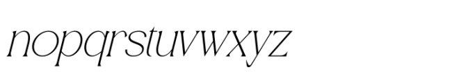 Gibme Foggie Italic Font LOWERCASE