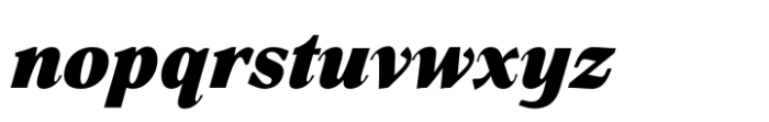 Gibralt Black Italic Font LOWERCASE