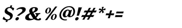 Gibralt Bold Italic Font OTHER CHARS