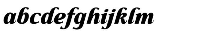 Gibralt Extra Bold Italic Font LOWERCASE