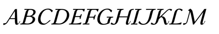 Gibralt Italic Variable Font UPPERCASE