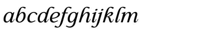 Gibralt Italic Variable Font LOWERCASE