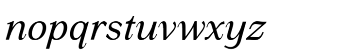 Gibralt Italic Variable Font LOWERCASE