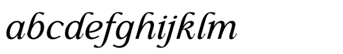 Gibralt Italic Font LOWERCASE